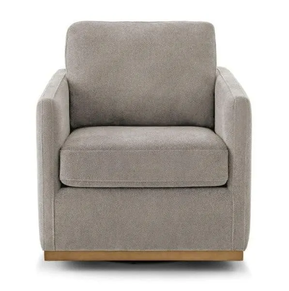 Modern Classic Fabric Swivel Chair