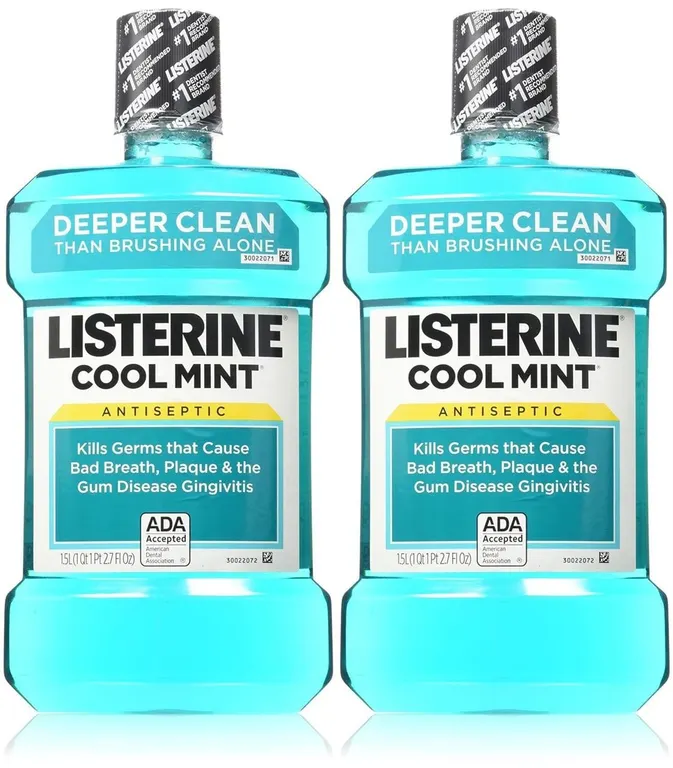 Listerine Cool Mint Mouthwash 1.5L 2pk