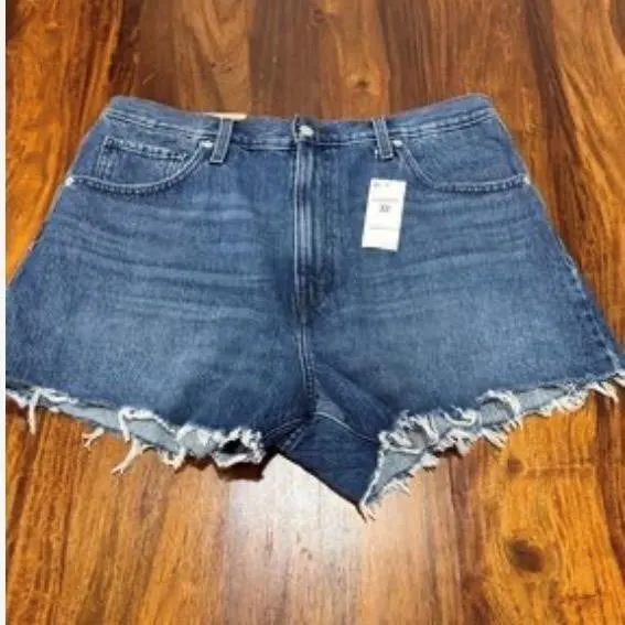 Levis High-Waisted Denim Mom Shorts