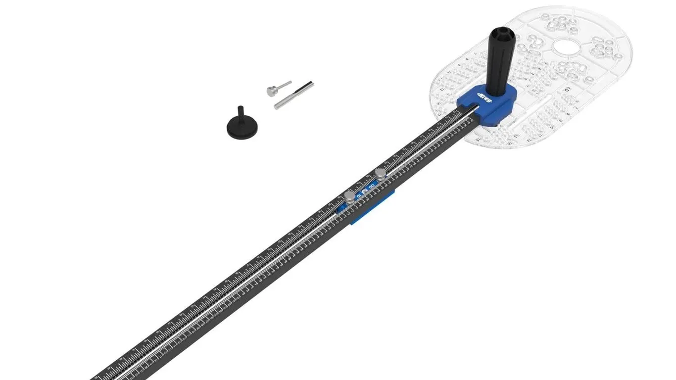 Kreg Trim Router Circle Guide 3.5 to 52