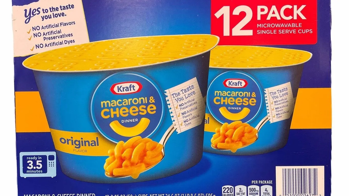Kraft Macaroni Cheese Dinner 2.05oz 12pk Cups