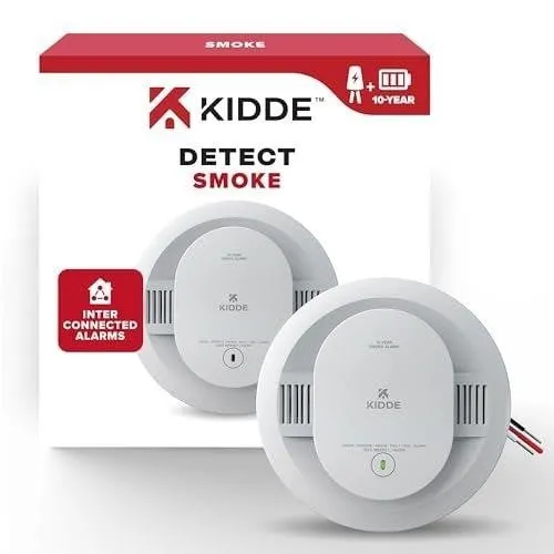 Kidde 20SA10 Hardwired Smoke Detector 5 Inch