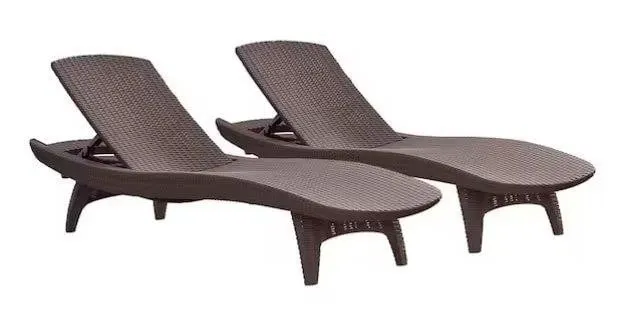 Keter Resin Patio Chaise Loungers 77.6in 2pk