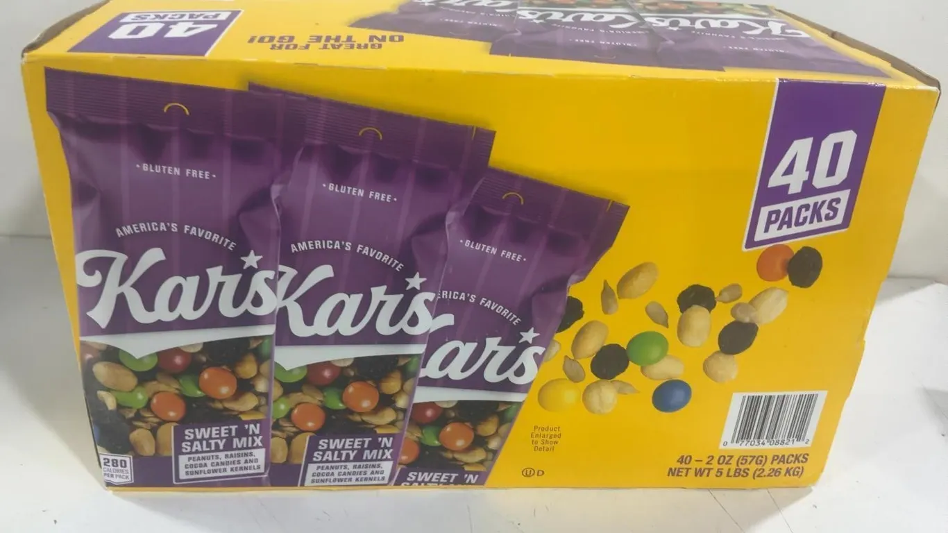 Kars Sweet N Salty Mix 40pk 2oz Snack Packs