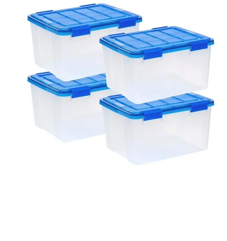 Iris WeatherPro 44qt Storage Box 4pk