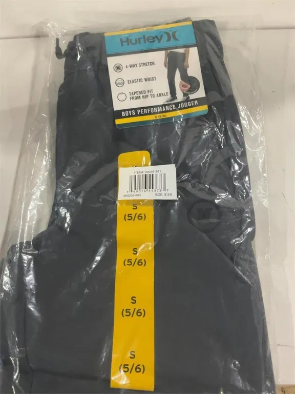 Hurley Performance Jogger Pants Boys Size S 5 6