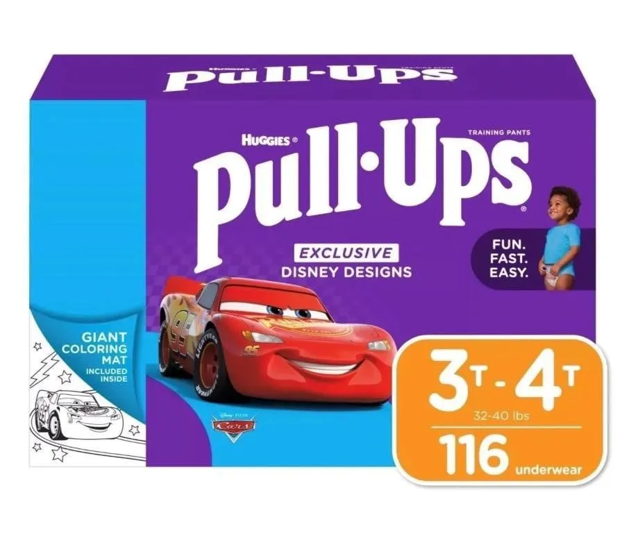Huggies Pull-Ups Boys Training Pants 3T-4T 116ct
