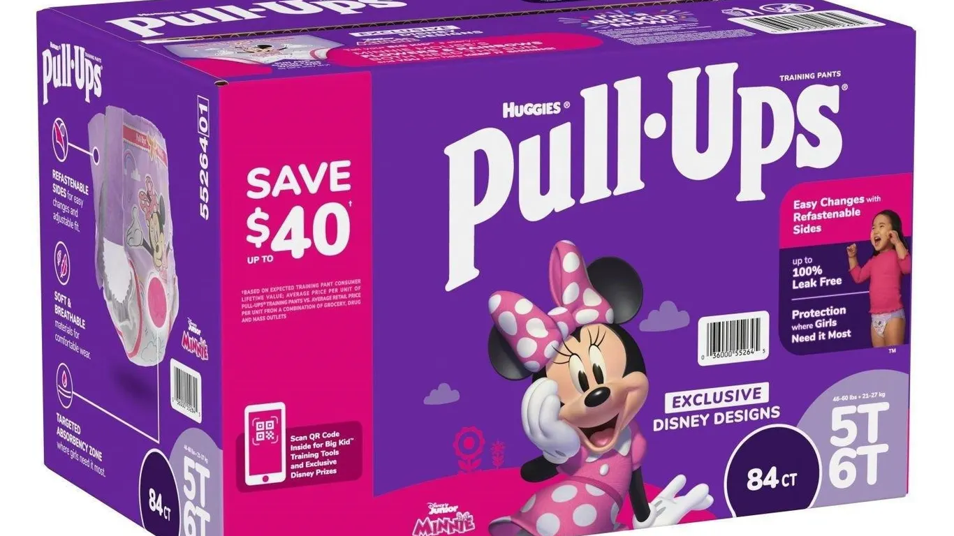 Huggies Pull-Ups Girls Training Pants 5T-6T 84ct
