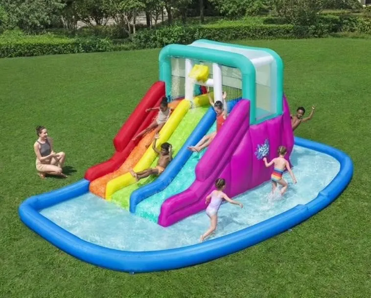 H2OGO Triple Splash 89 Inflatable Water Park