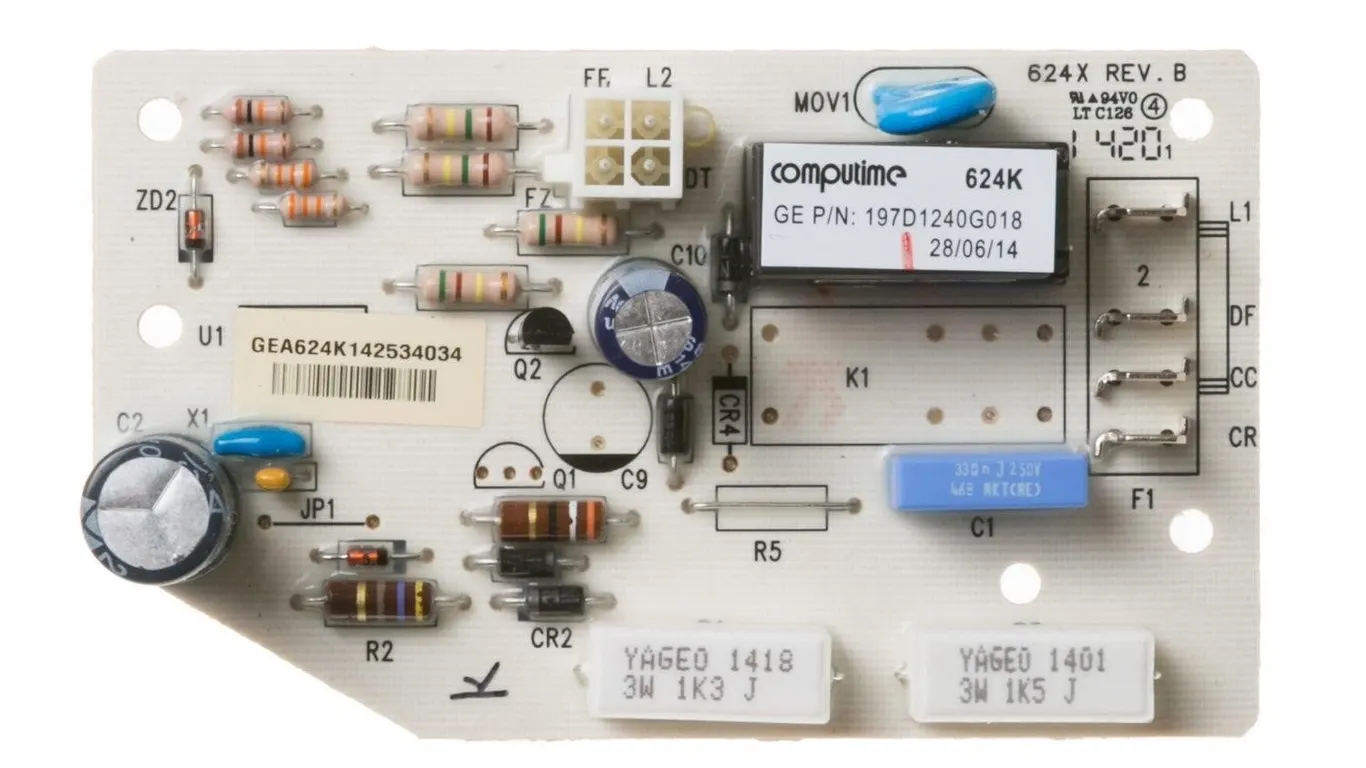 GE WR55X21623 Refrigerator Defrost Control Board