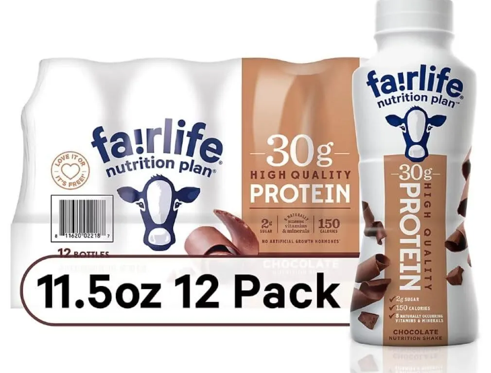 Fairlife Chocolate Protein Shake 11.5oz 12pk