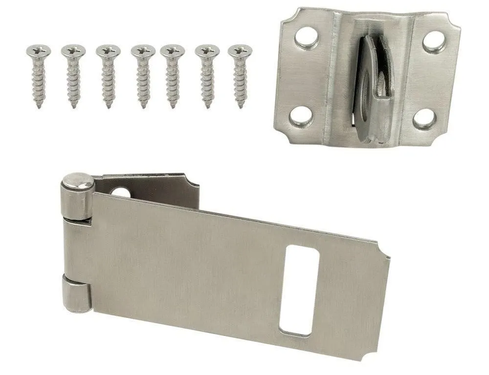 Everbilt 3-12 in. Stainless Steel Safety Hasp