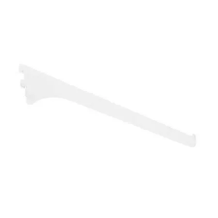Everbilt 12 in. Single Track Shelf Bracket White