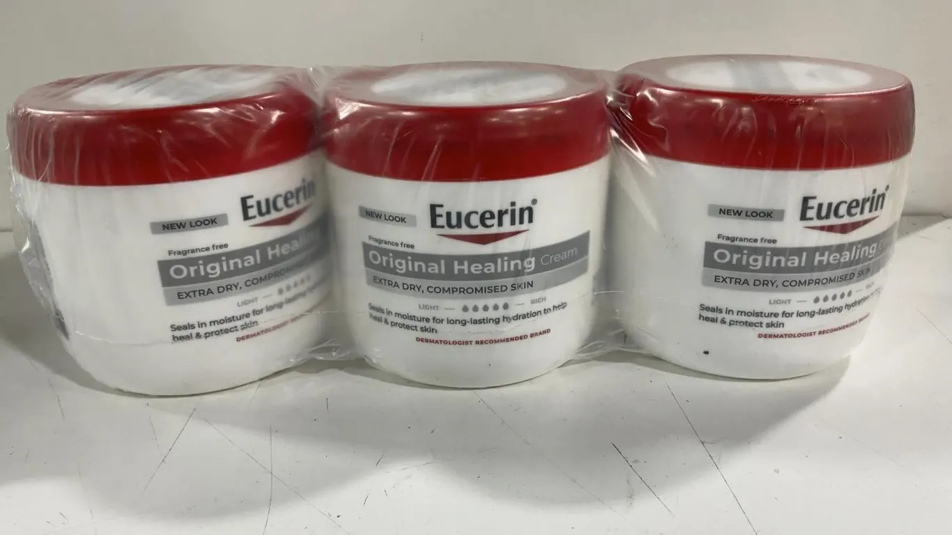 Eucerin Original Healing Cream 3pk