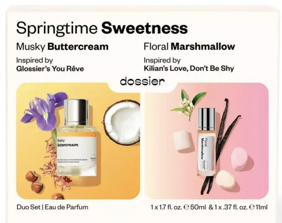 Dossier Springtime Sweetness Perfume 2pc Duo Set