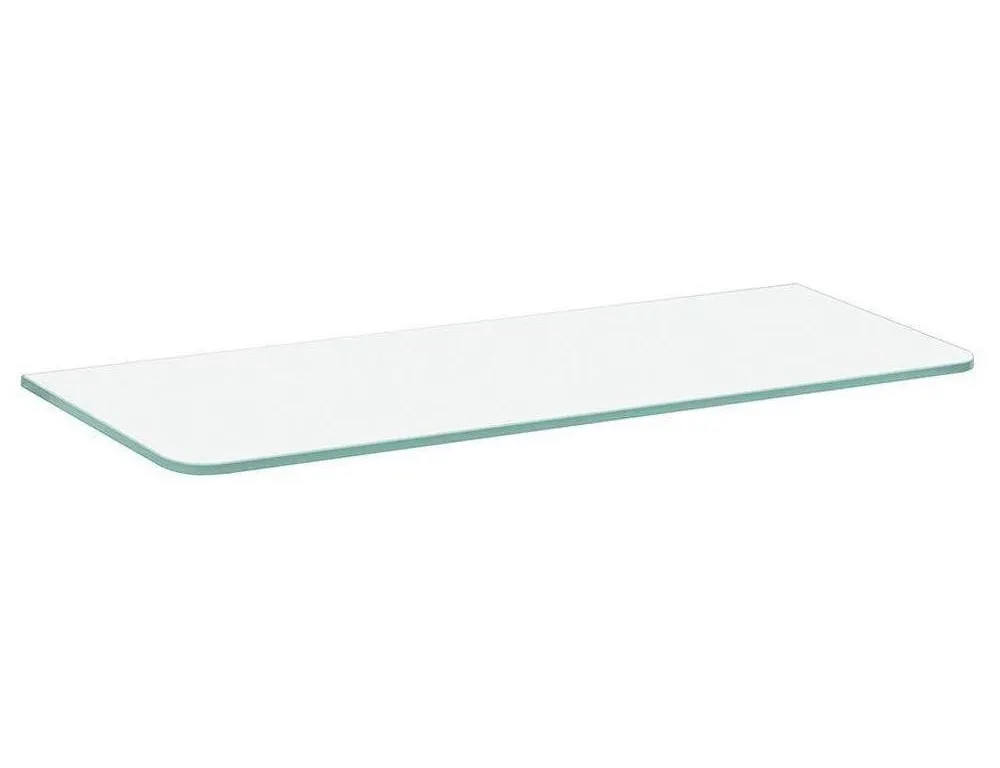 Dolle Frosted Glass Floating Shelf 23.5x8x0.3in