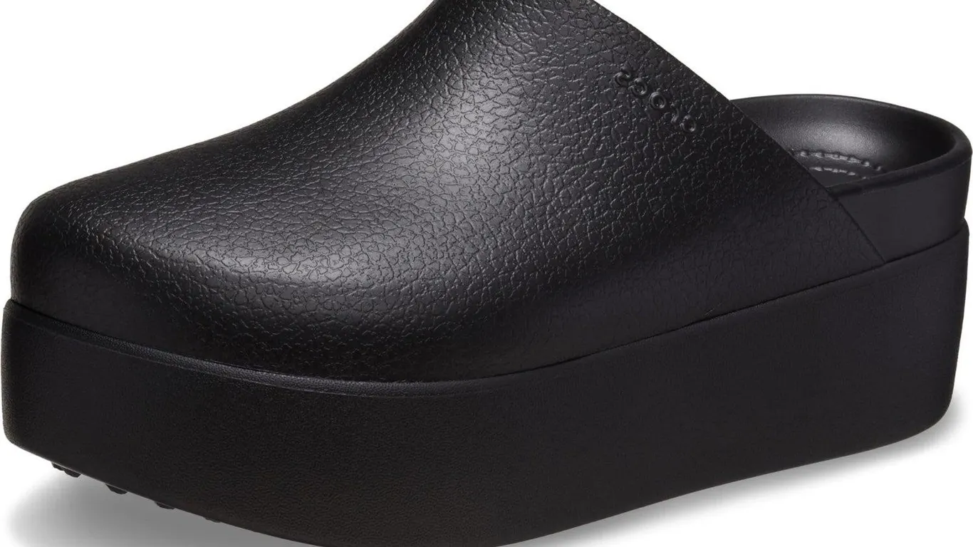 Crocs Dylan Platform Clog Mule Shoes Black Size 9
