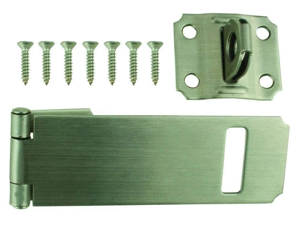 Crown Bolt 4-12 in. Stainless Steel Safety Hasp