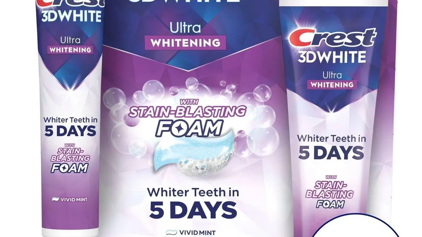 Crest 3D White Ultra Toothpaste 5.2oz 5pk