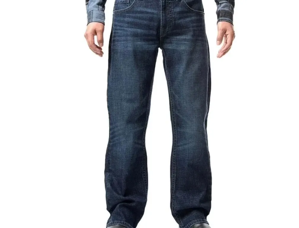 Axel Mens Bootcut Denim Pants 34x32