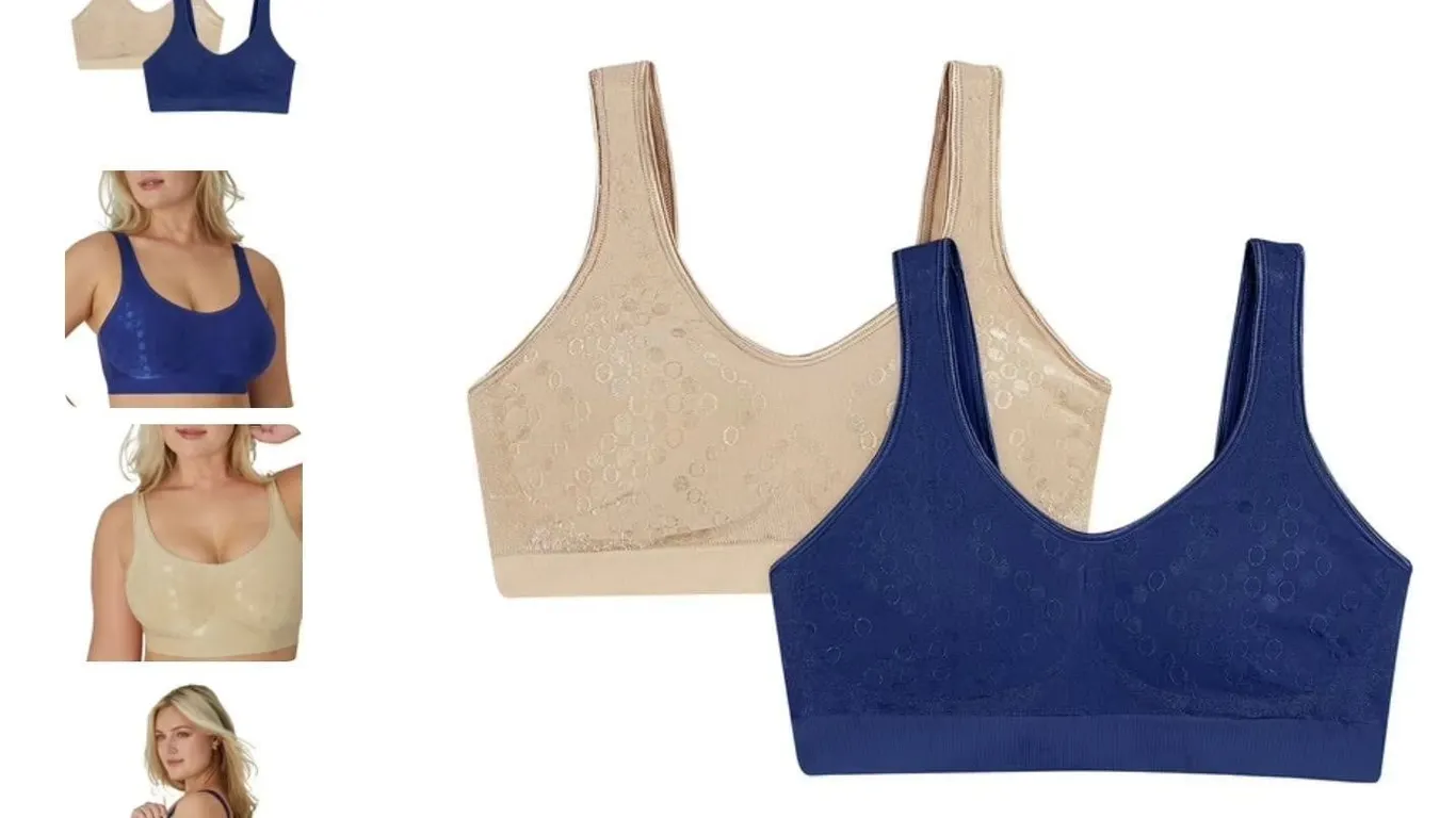 Bali Comfort Revolution Wire-Free Bra 2XL 2pk