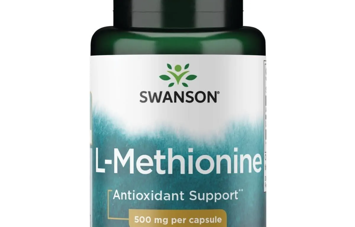 Swanson 100% Pure L-Methionine Amino Acid 500 mg