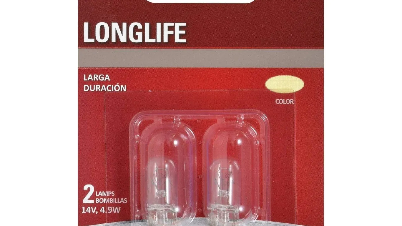 Sylvania 168 Long Life Miniature Bulbs 2-Pack
