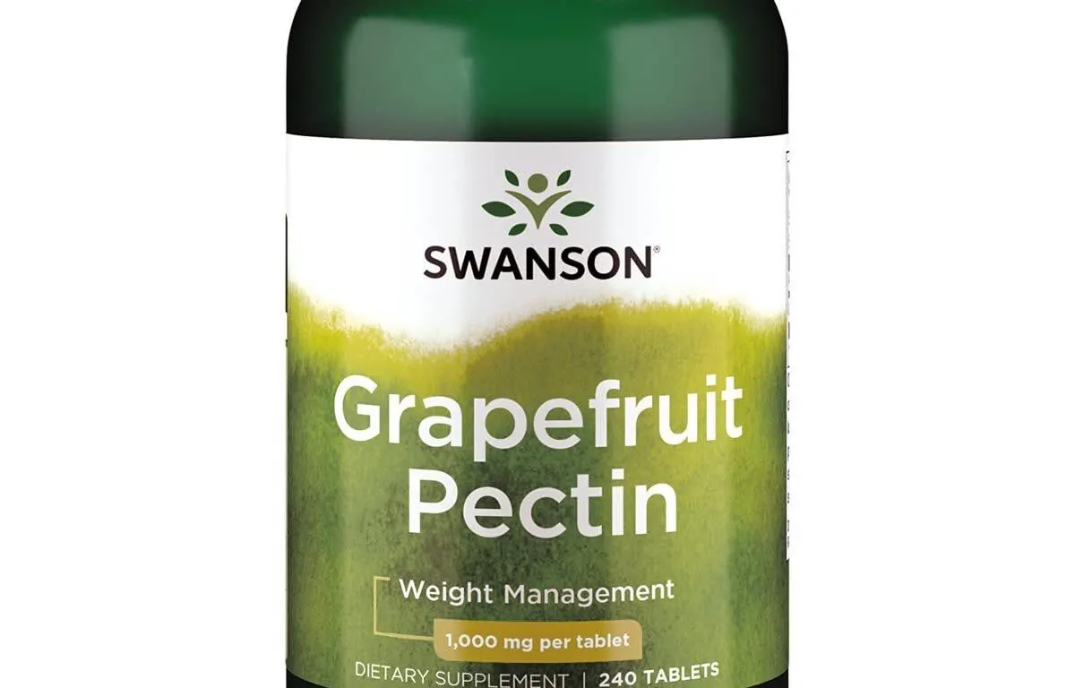 Swanson Grapefruit Pectin 1000mg 240 Tablets