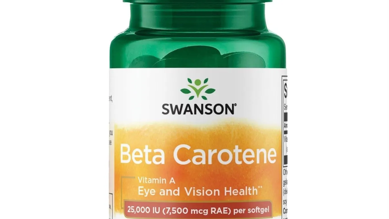 Swanson Beta-Carotene 25000 IU 100 Softgels