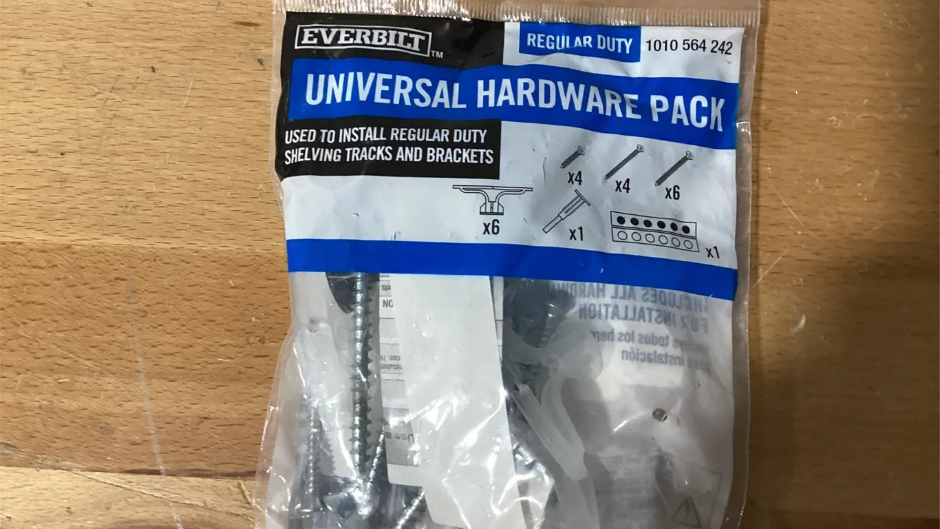 Everbilt Universal Shelving Hardware Pack