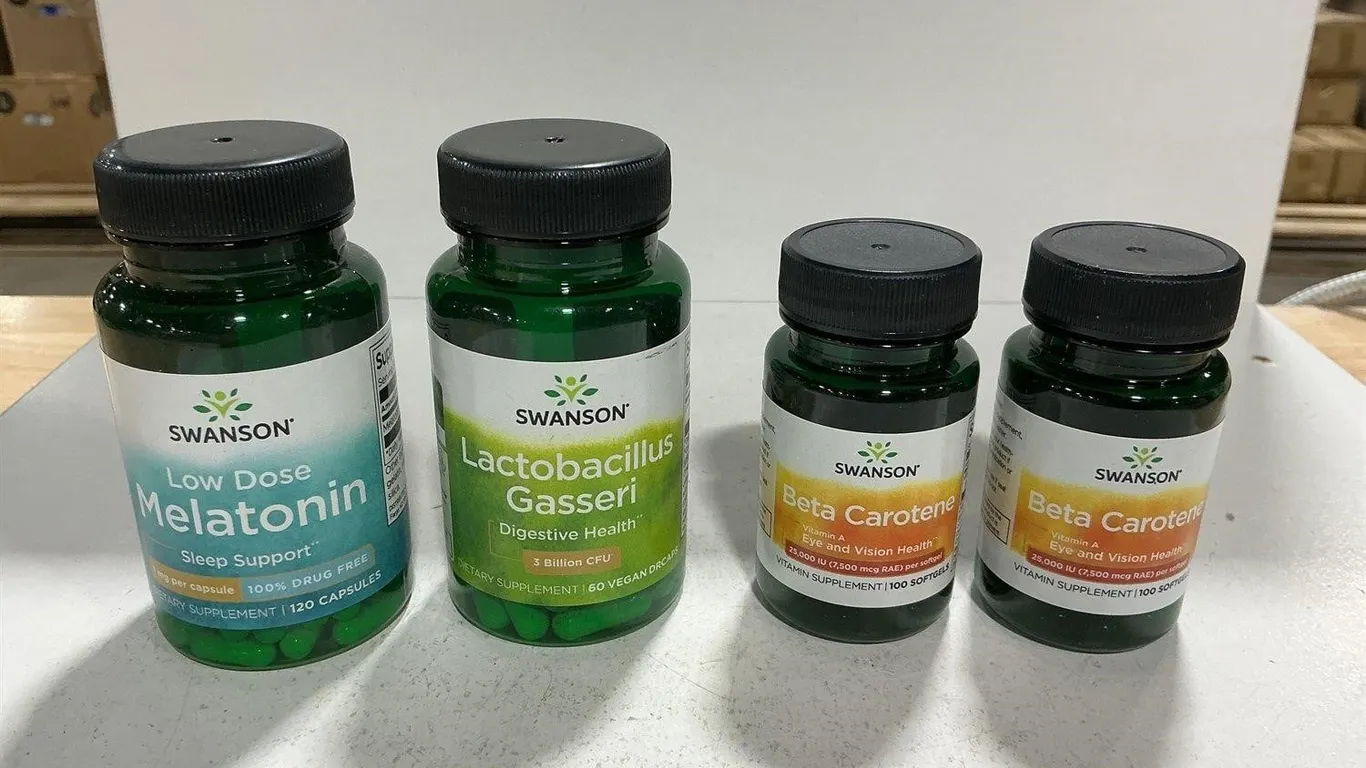 Swanson Health Supplement Bundle Expired