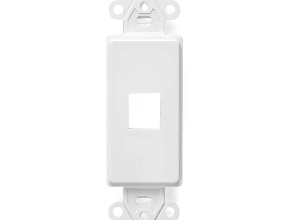 Leviton 41641-W QuickPort Decora Insert 1-Port