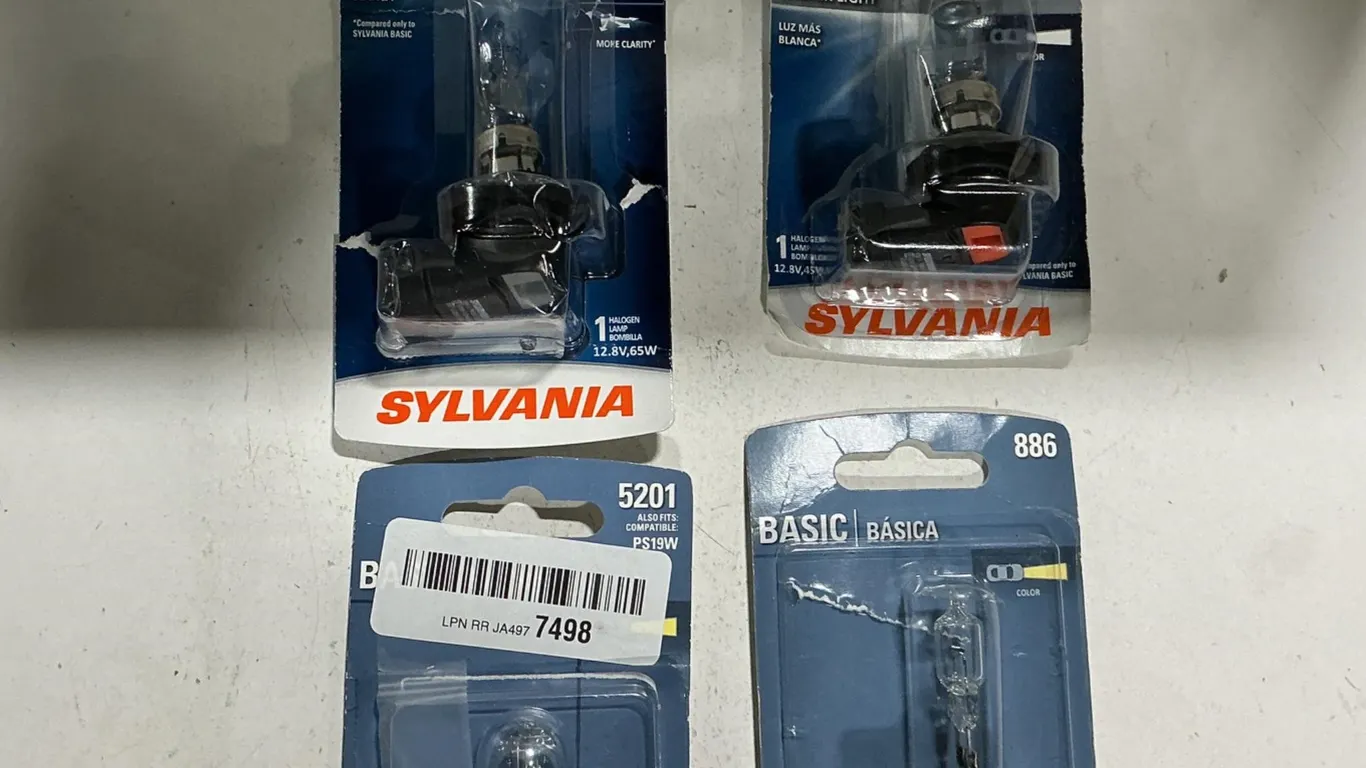 Sylvania Automotive Halogen Bulb Bundle Lot