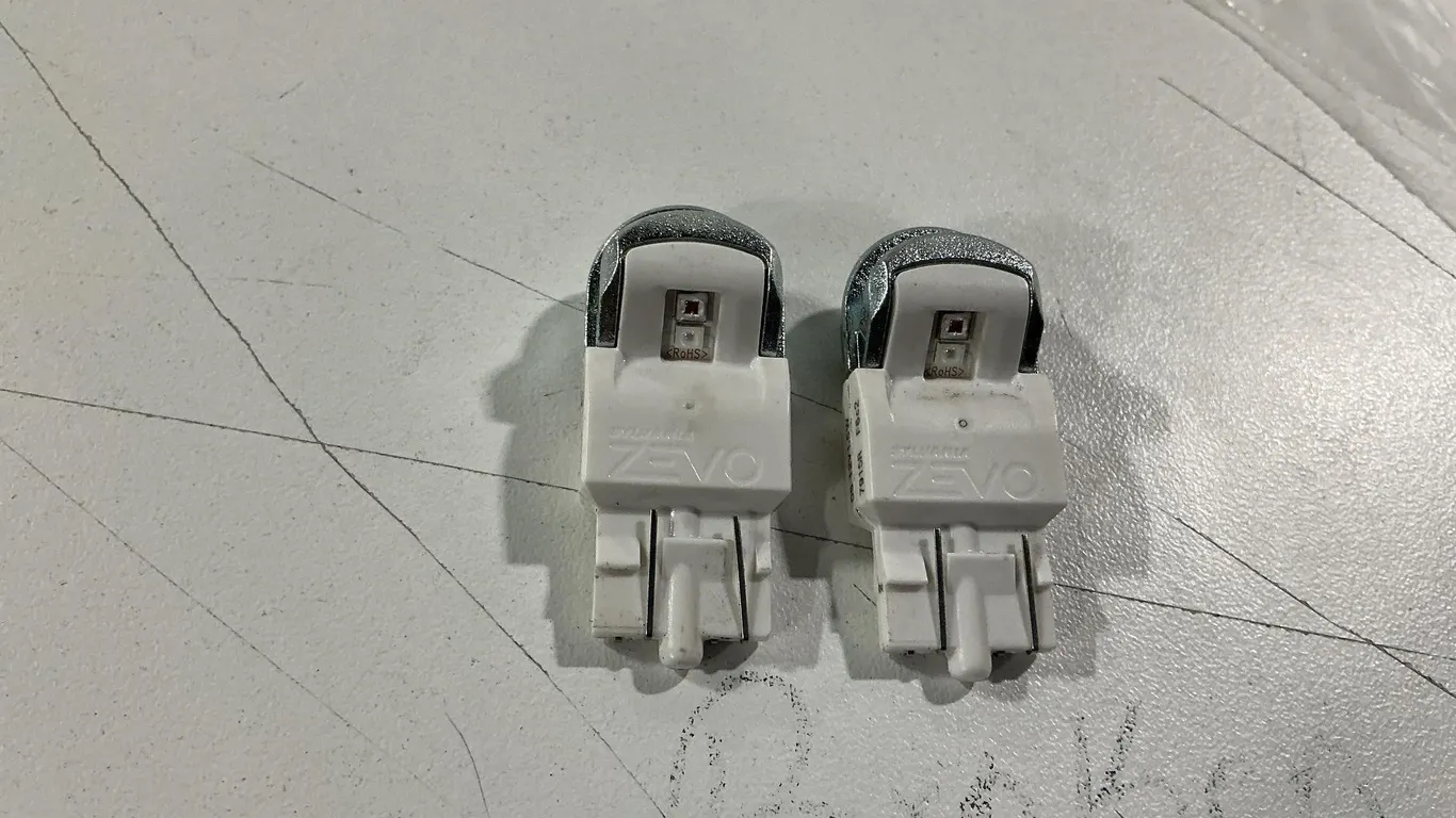 Sylvania 7443 ZEVO Red LED Brake Bulbs 2 Pack