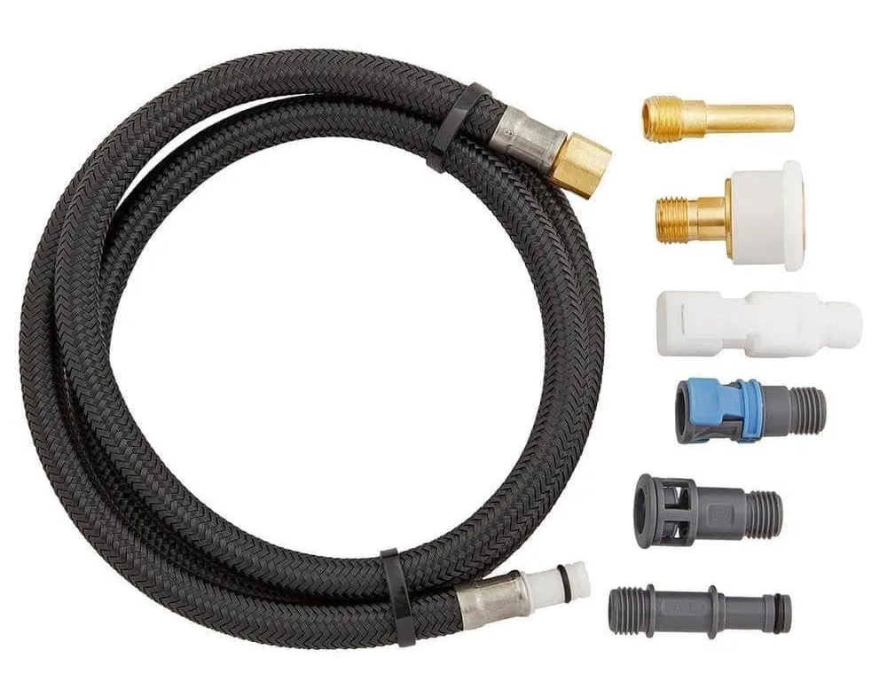 in. Braided Side Spray Hose