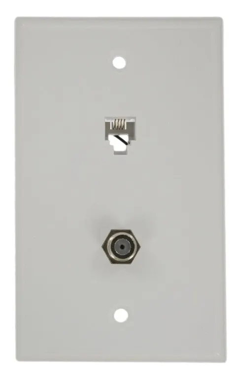 Leviton Telephone Wall Jack 6P4C