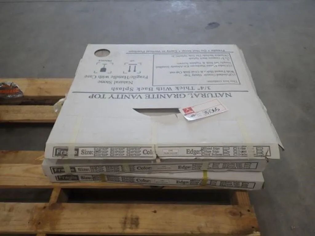 Qty Of (2) 3/4 Thick Natural Granite Vanity Tops