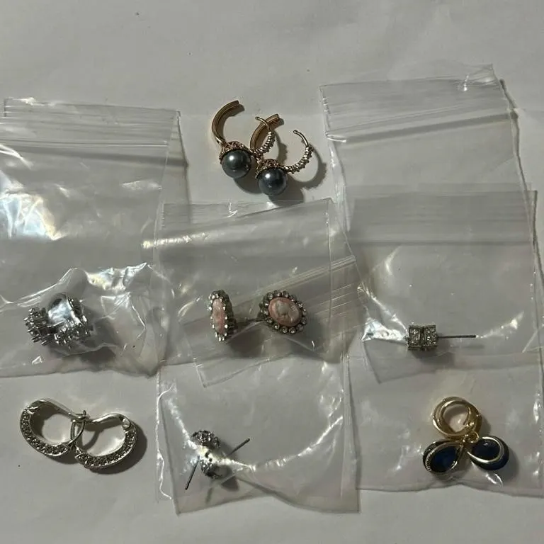 Earring a lot various styles