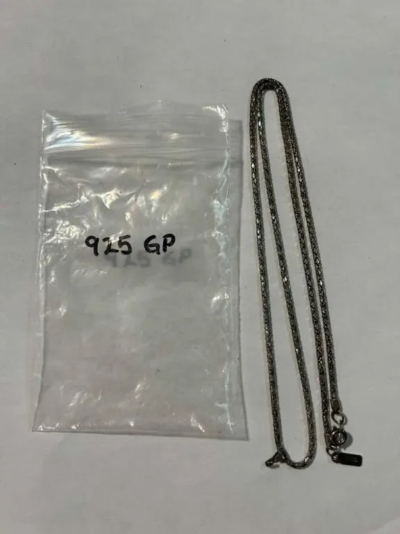 925 GP necklace chain