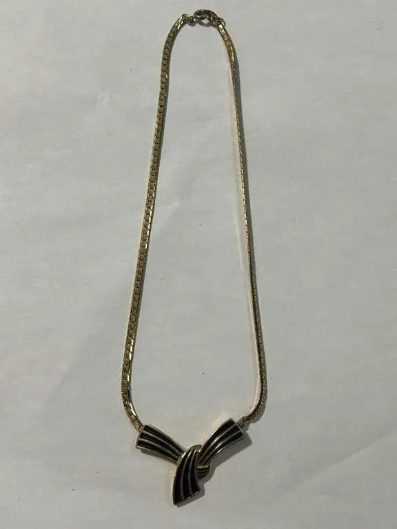 Vintage marked neck necklace