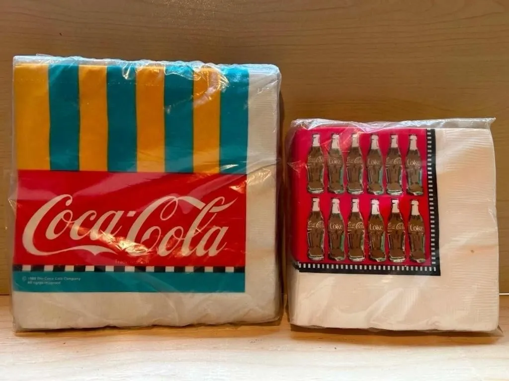 Coca-Cola napkin lot