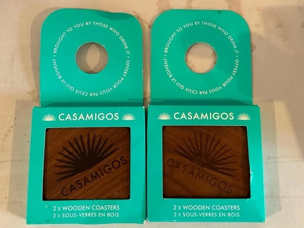 Casamigos tequila coasters