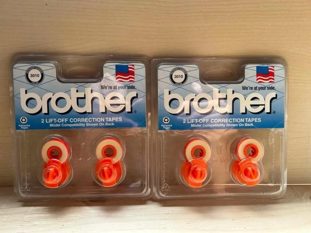 Brother 2 lift off correction tape lot