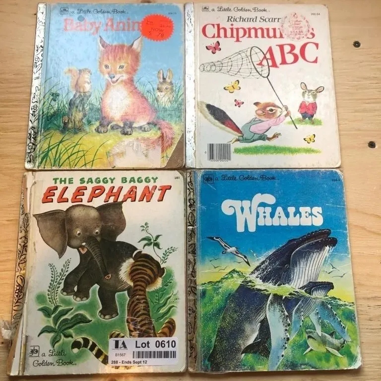 Vintage kids book lot