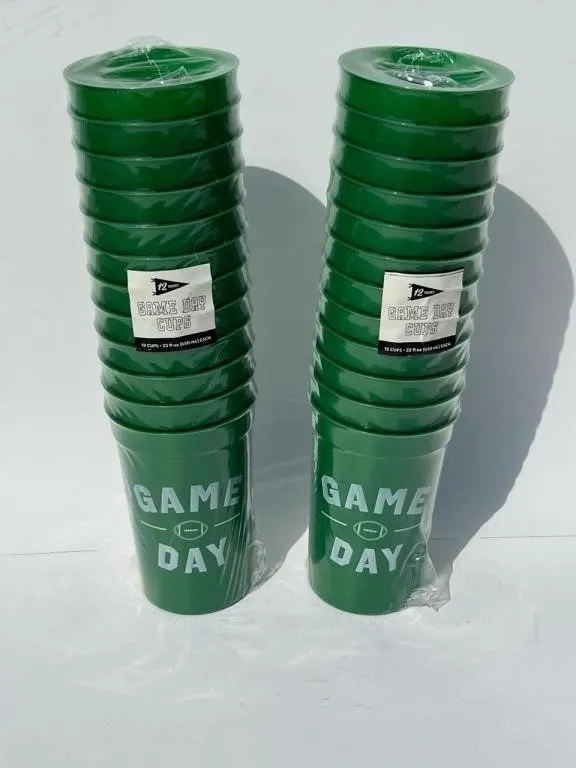 2 New Packs of 12 Reusable Cups