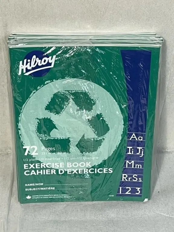 New Pack of 12 Notebooks