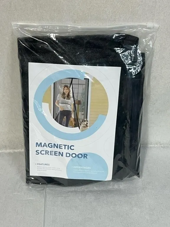 New Magnetic Screen Door - 37 inch x 82 inch