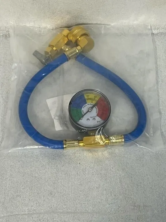 New Air Conditioning Refrigerant Recharger Hose wi
