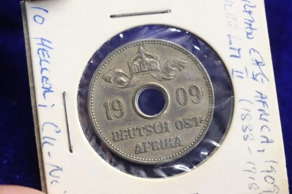 German East Africa 10 Heller, 1909