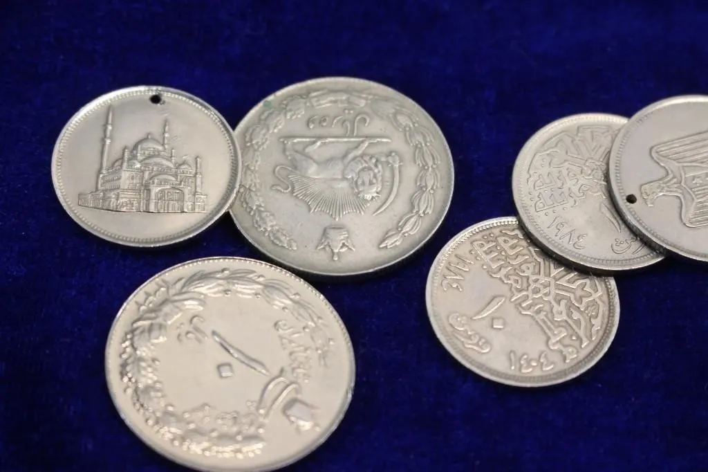 Lot of Egyptian Coins